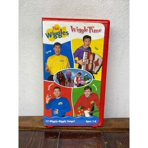 The Wiggles Wiggle Time VHS 2000 Lyrick Studios Y2K Childrens Music Video Tape